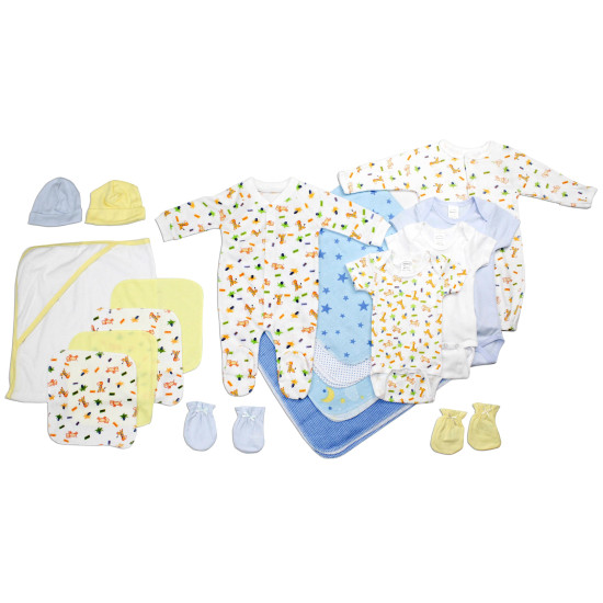 Newborn Baby Boy 18 Pc  Baby Shower Gift Setidx BLTLS 0026