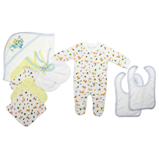 Newborn Baby Boys 11 Pc  Baby Shower Gift Setidx BLTLS 0089